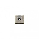 Rocky Mountain Cupboard Knob Square Rose. Various Finishes.