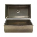 Rocky Mountain Reservoir Bronze Sink. Various Patina Finishes.