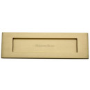 Victorian Letter Plate in Polished Brass 