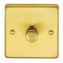 1 Gang Dimmer in Black Brass or Stainless