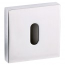 Square Designer Escutcheon Nickel Chrome and Bronze Finishes