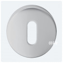 Serozzetta Keyhole Lock Escutcheon Satin Chrome