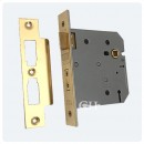 Union 2277 Brass 3 Lever Sashlock