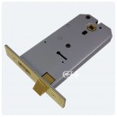 Union 3 Lever Horizontal Mortice Lock Brass