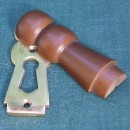 Wooden Keyhole Escutcheon - Various Finishes